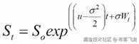 Geometric Brownian simulation