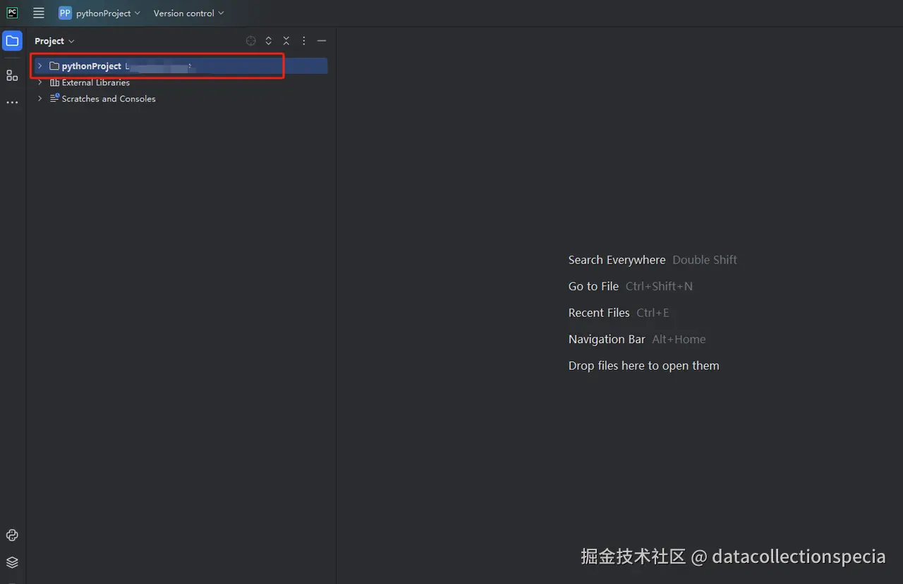 create a project called python-scraper