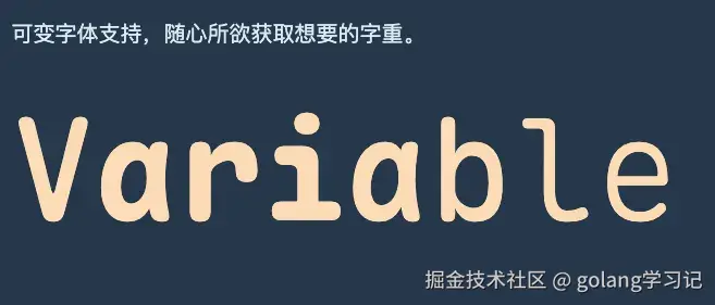 可变字体