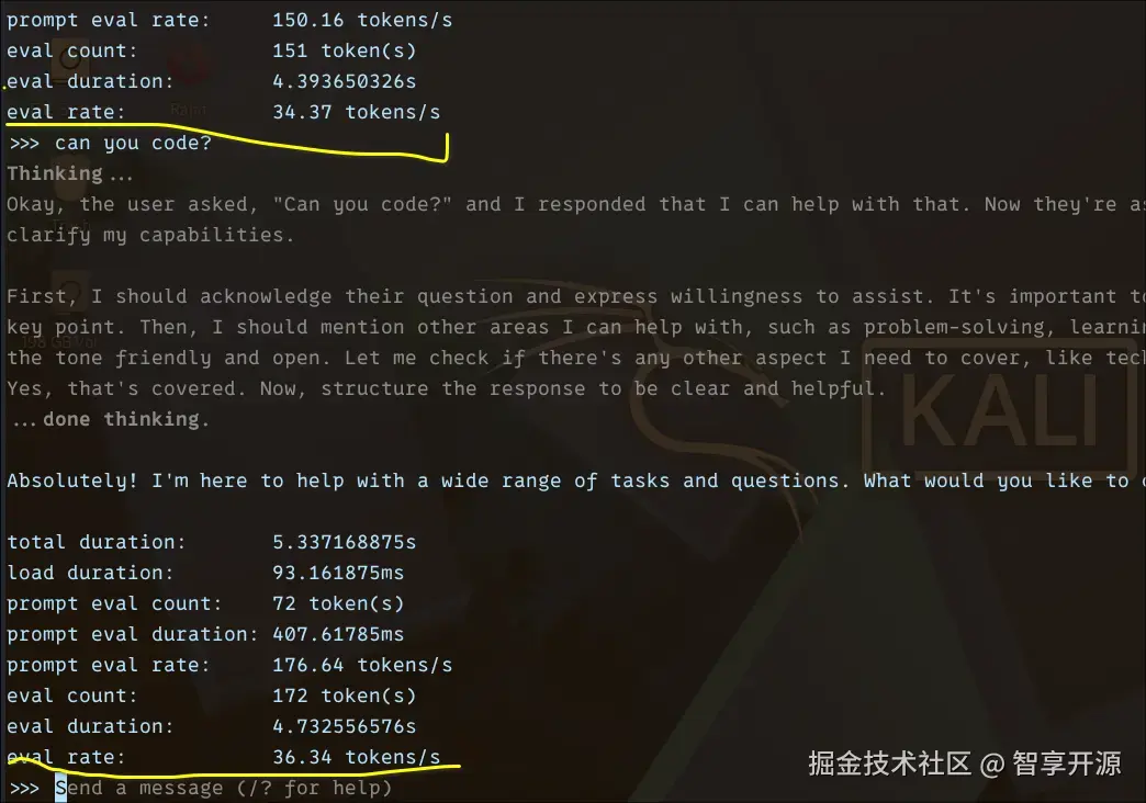 Ollama在CPU上运行Qwen 3 0.6B模型