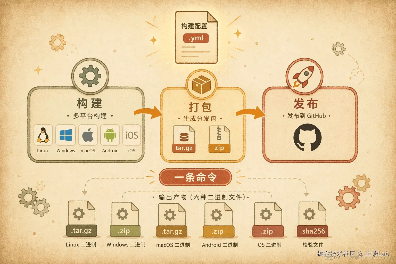 两种 CI 策略的时间线对比