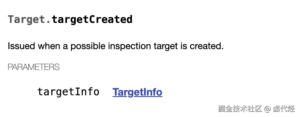 Target.targetCreated