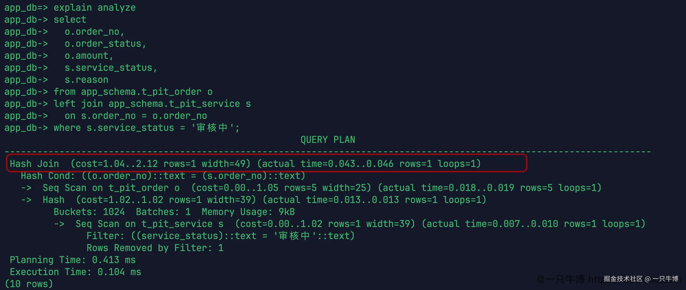 Execution plan shows left join became a regular join