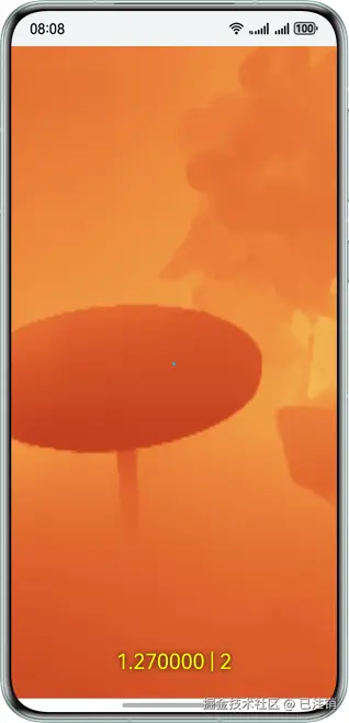 深度渲染示意图