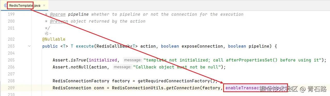 RedisTemplate_enableTrascationSupport