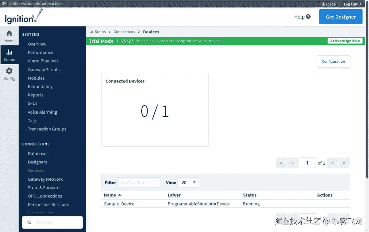图 7.12 – 设备仪表板    