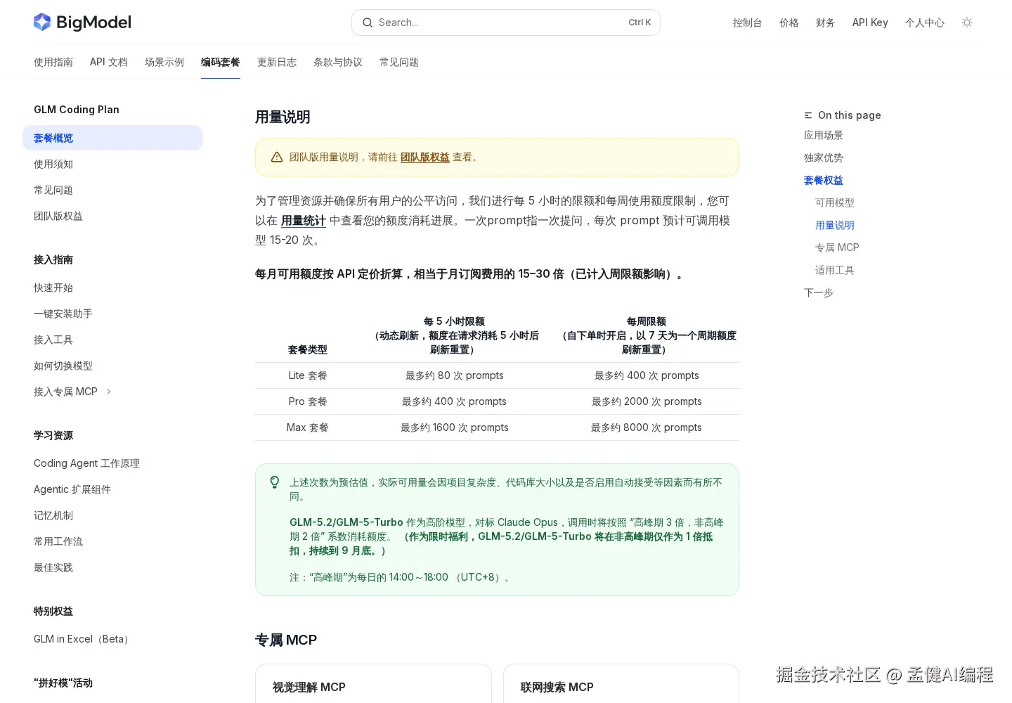 GLM Coding Plan 用量说明：5 小时限额、周限额和高峰期倍数消耗