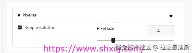 4-24 pixelization像素画图片