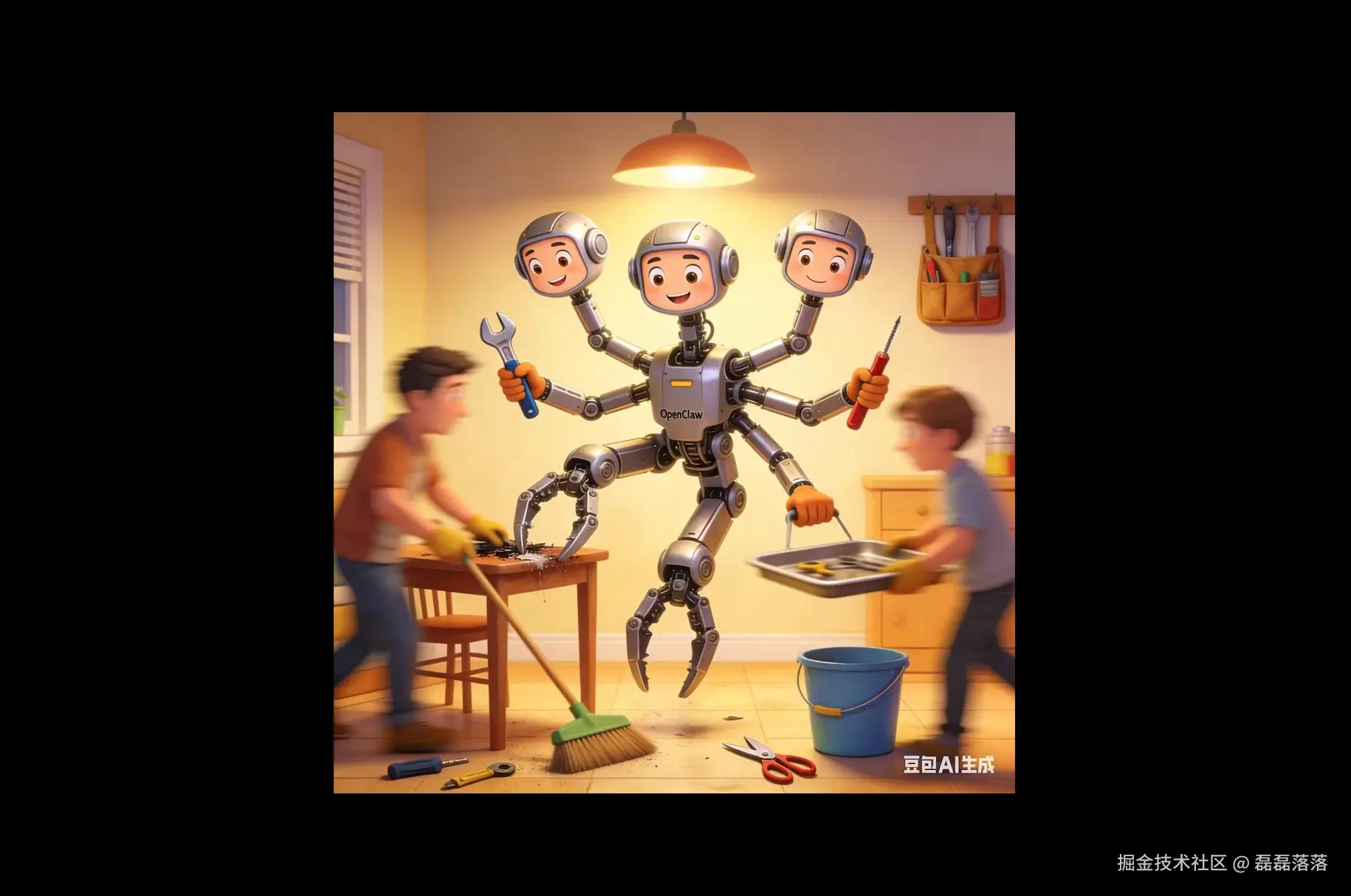 OpenClaw 像长出三头六臂的干活能手