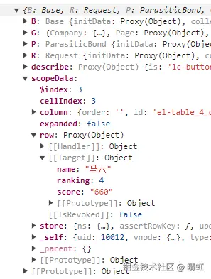 表格列插槽作用域