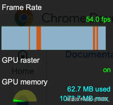 Frame Rendering Stats