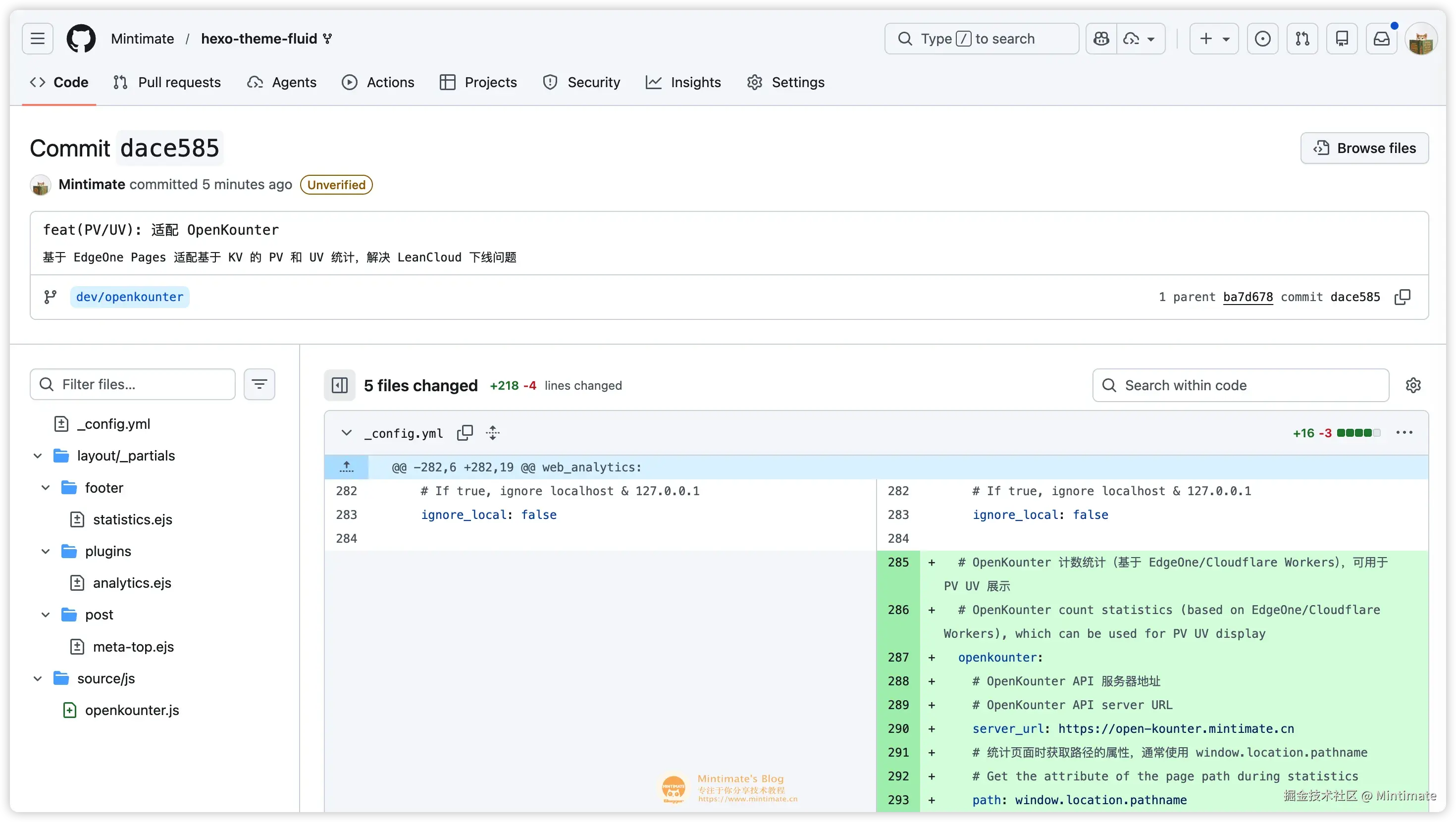 修改后的统计组件