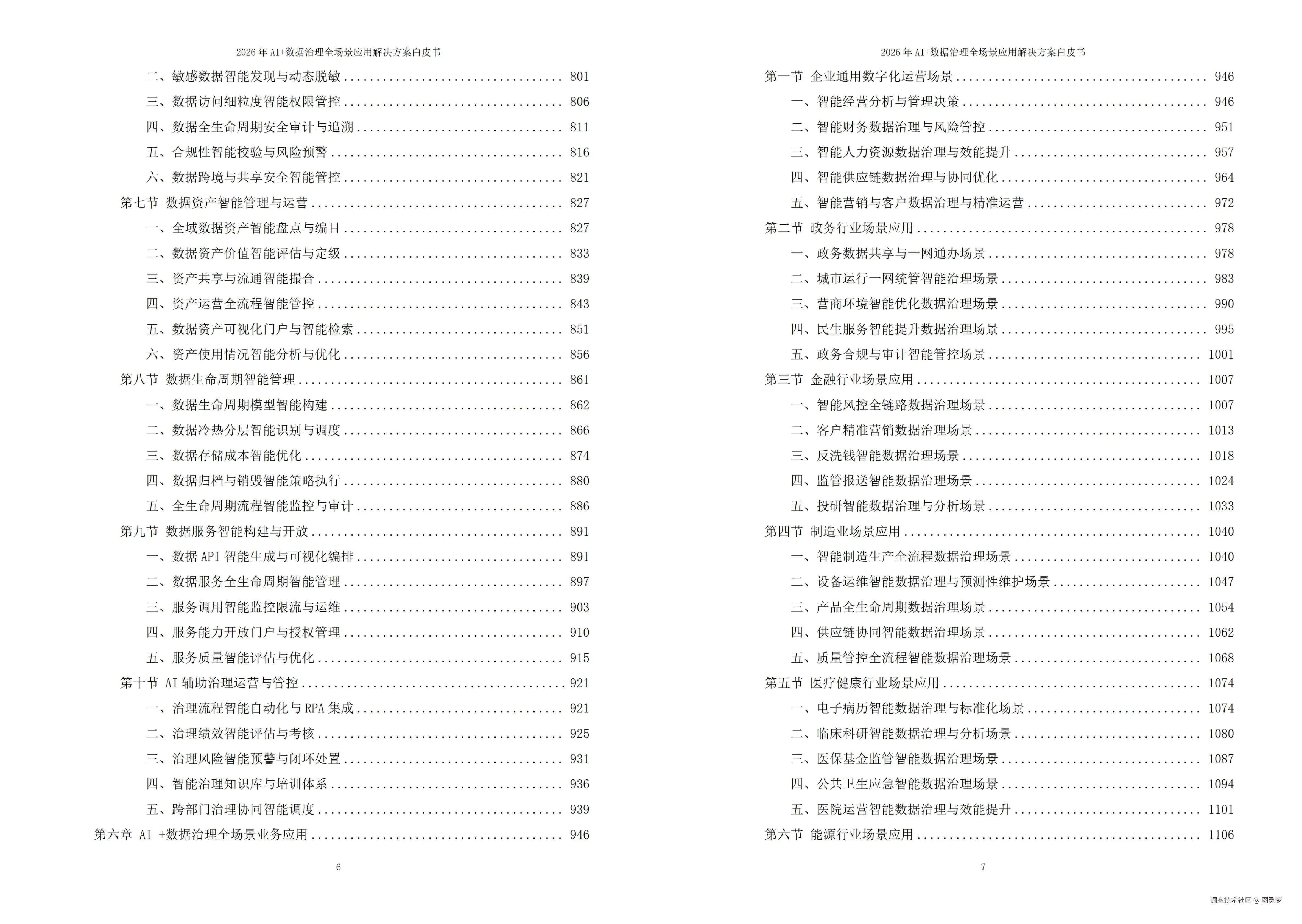 2026年AI+数据治理全场景应用解决方案白皮书 - 全2373页下载