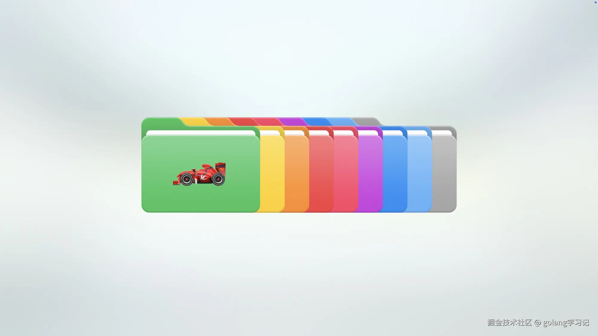 Mac文件夹变色效果展示