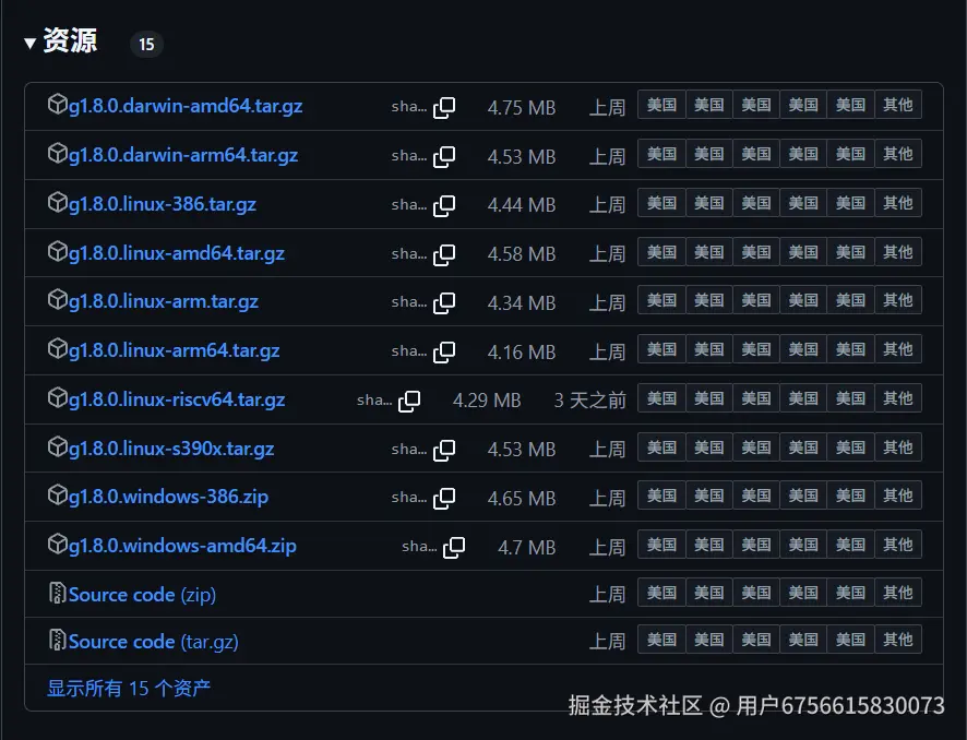 g 版本管理工具界面