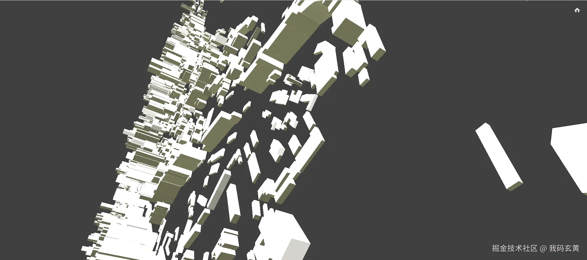 成功加载的3D Tiles模型