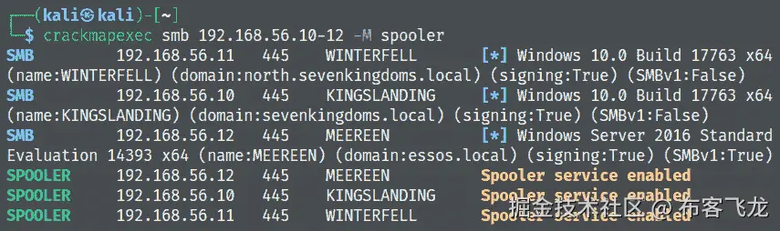 图 6.2 – Spooler 服务枚举