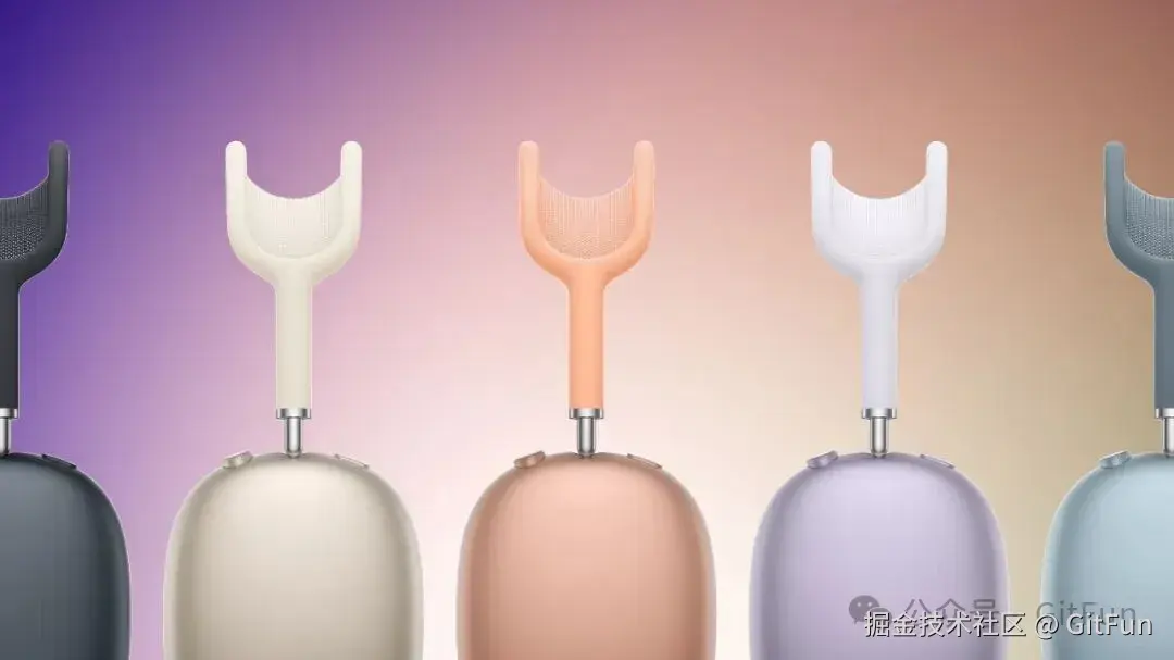 AirPods Max 2 五色产品图