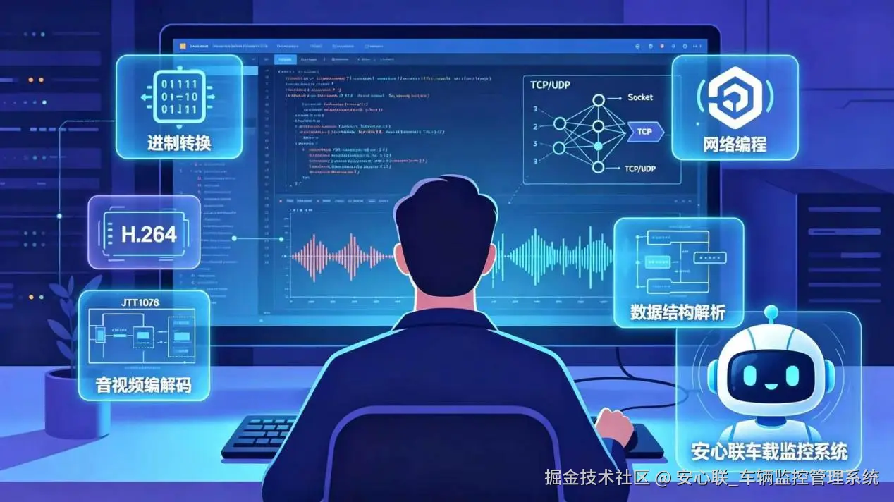 JTT1078 开发必备基础：进制与编码、网络、编解码与协议组包