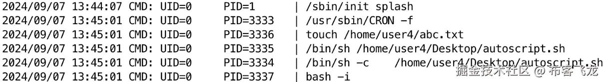 图 11.22 – 在 pspy64 输出中运行的有趣可执行文件