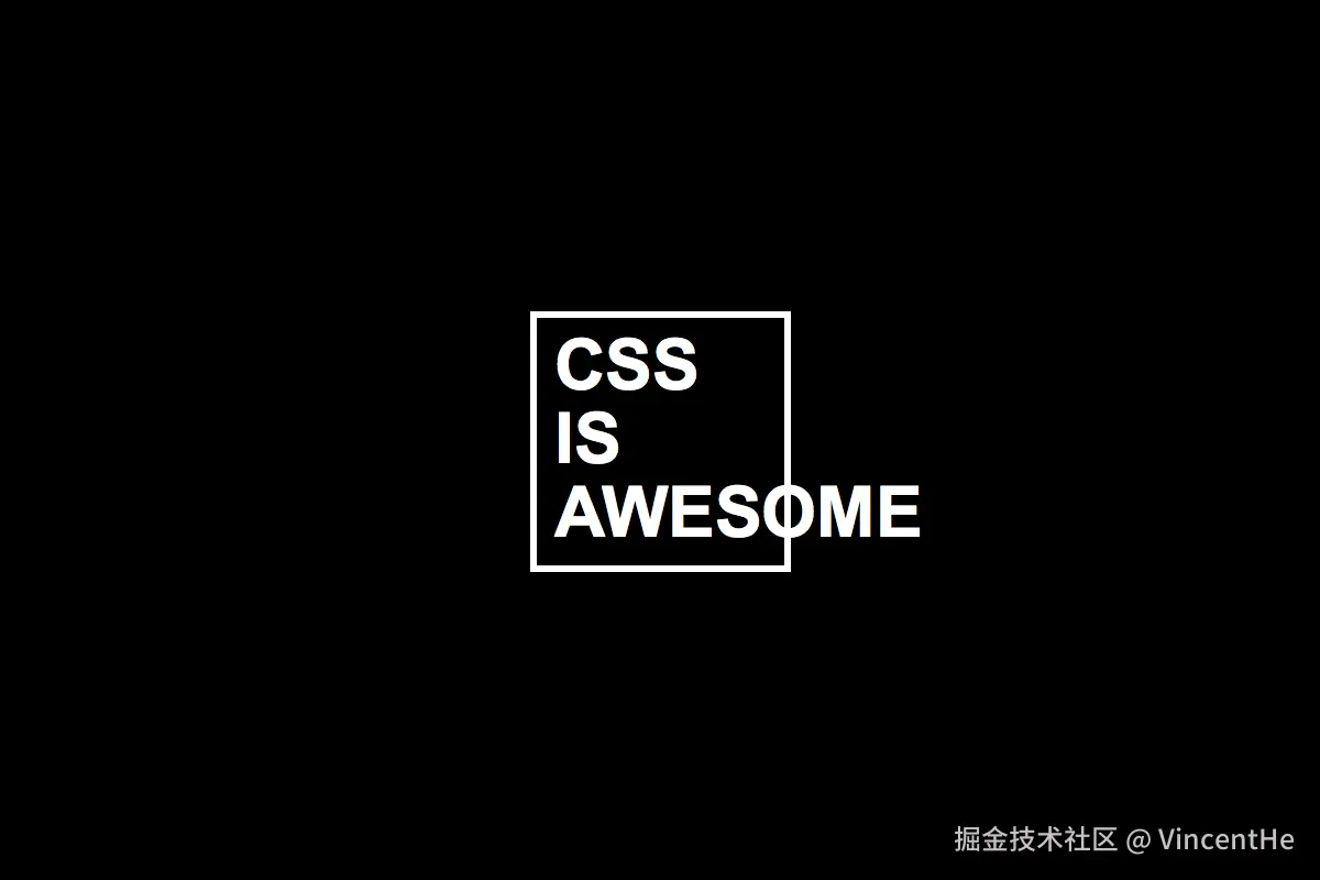css is awesome