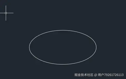 CAD如何以轴和端点的方法创建椭圆