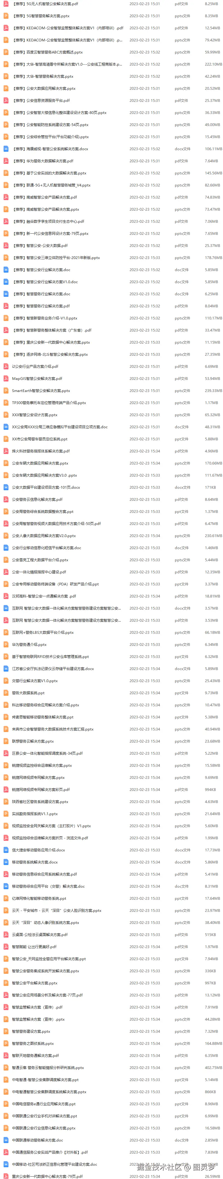 智慧公安解决方案