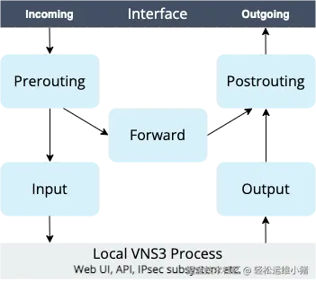 VNS3 数据包流向