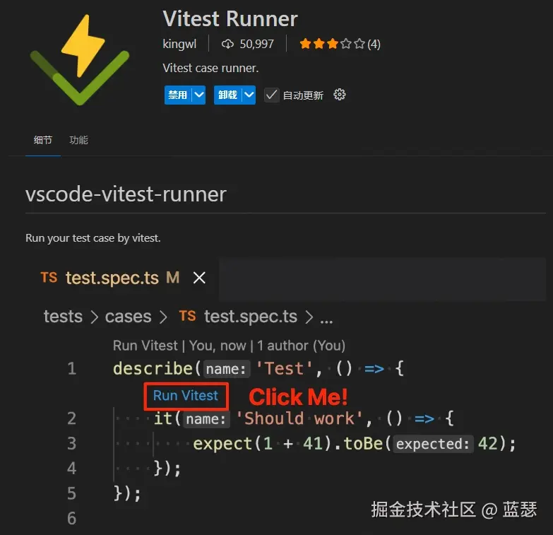 Vitest Runner