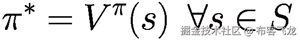{\pi}^{\ast }={V}^{\pi }(s)\kern0.5em \forall s\in S