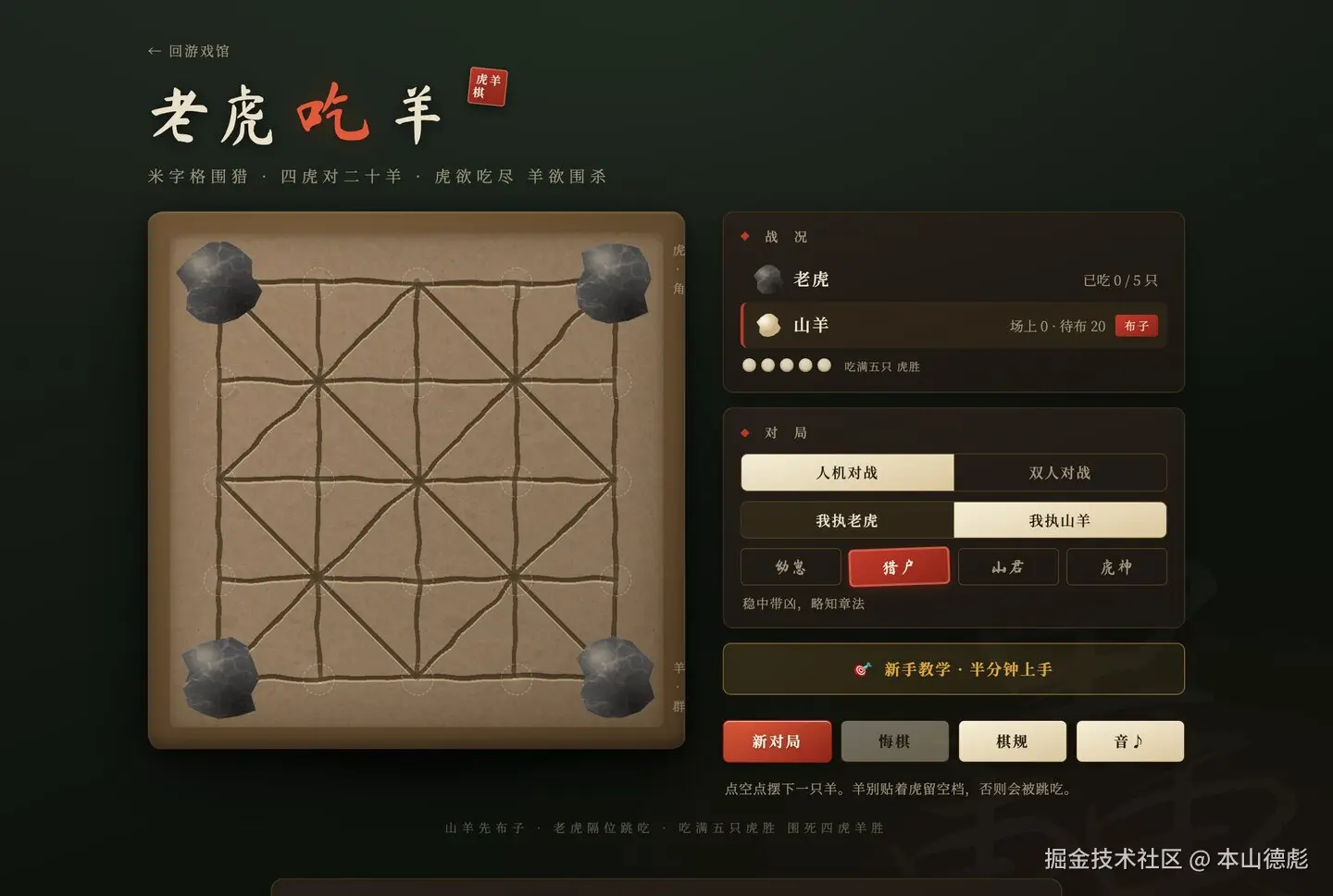老虎吃羊