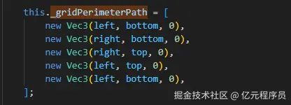 左下→右下→右上→左上→左下