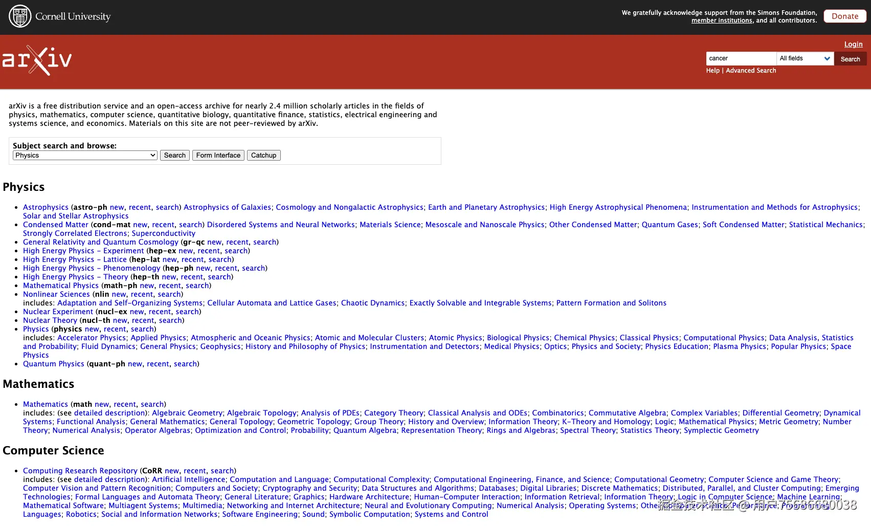 ArXiv