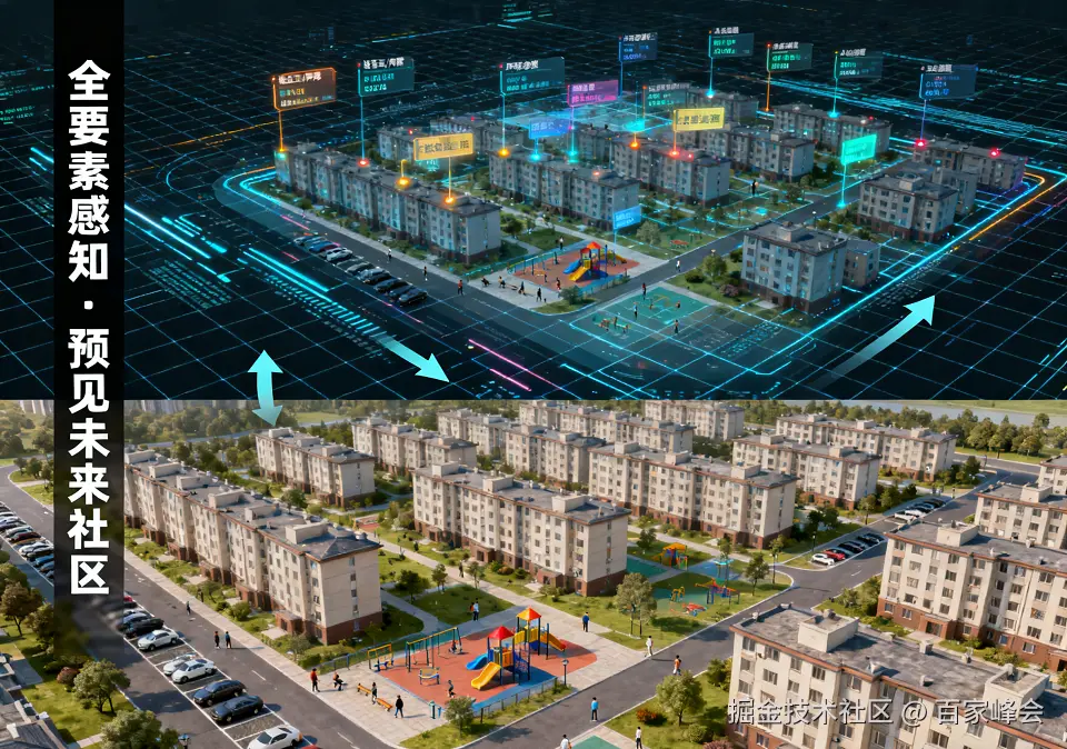 智慧社区数字孪生交付密码：优选平台，低成本落地，解锁社区智能化转型