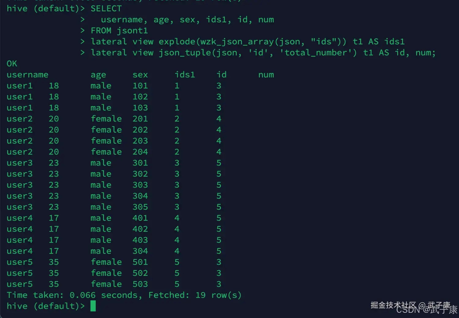离线数仓-JSON数据解析
