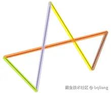一个具有自我相交边界的复杂五边形.png