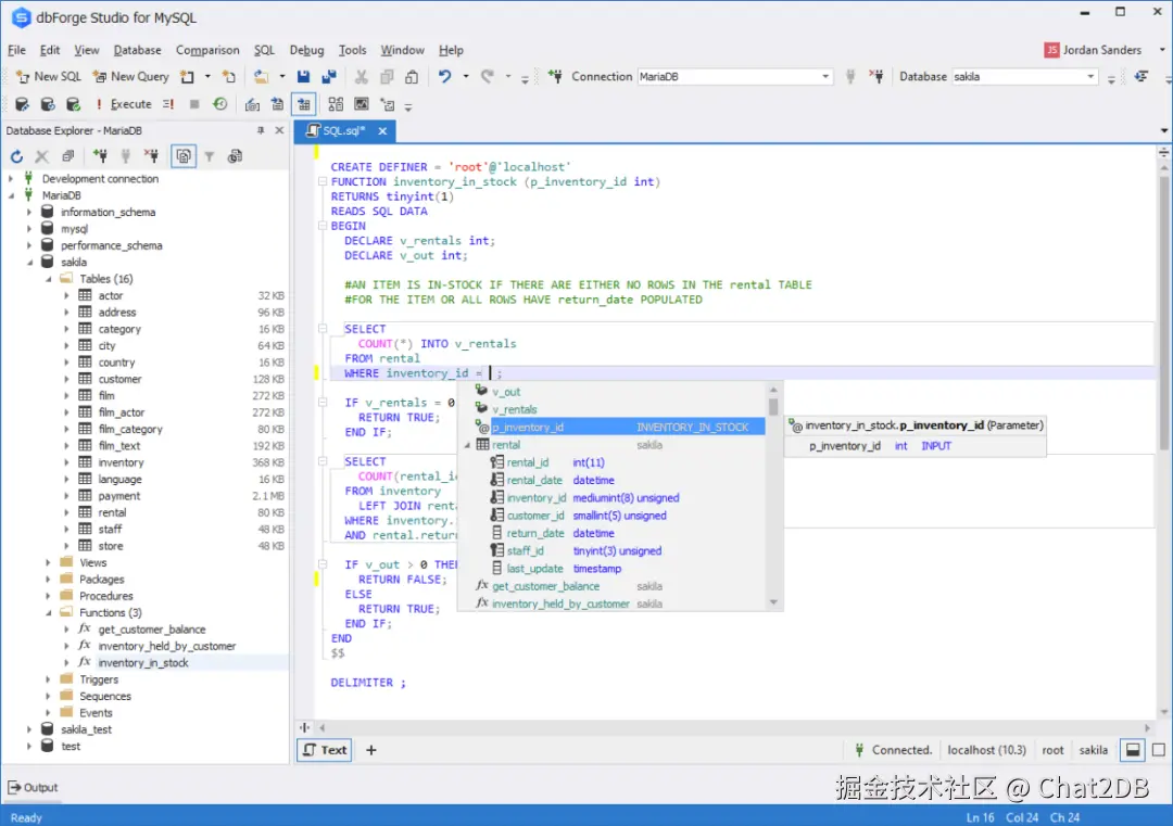 dbForge Studio for MySQL