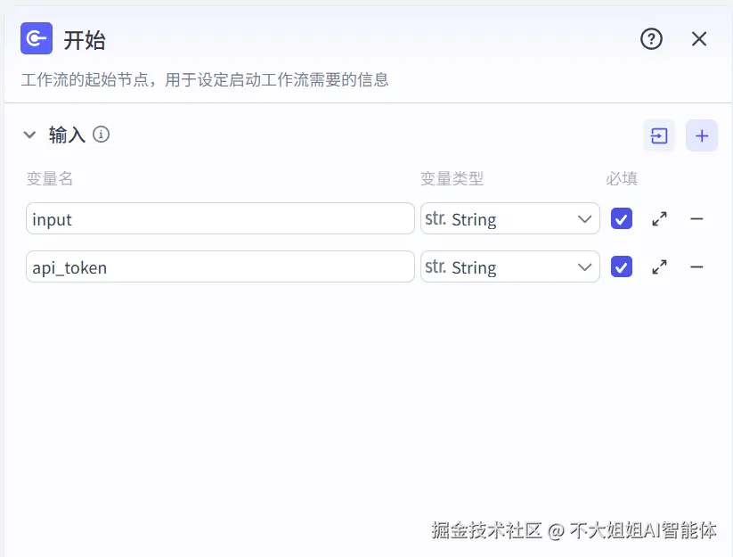 开始节点示意图