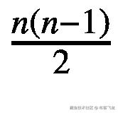 \frac{n\left(n-1\right)}{2}