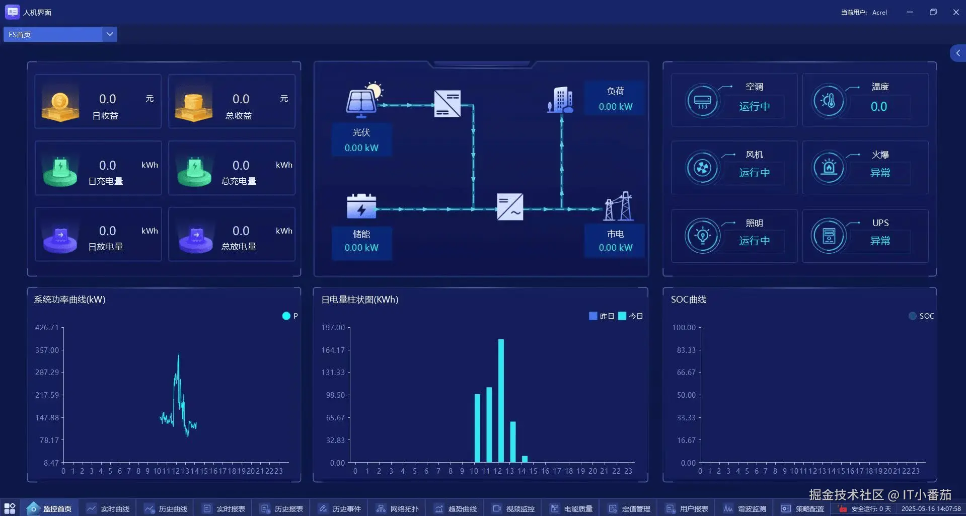 多模态智能感知监测系统Web系统截图