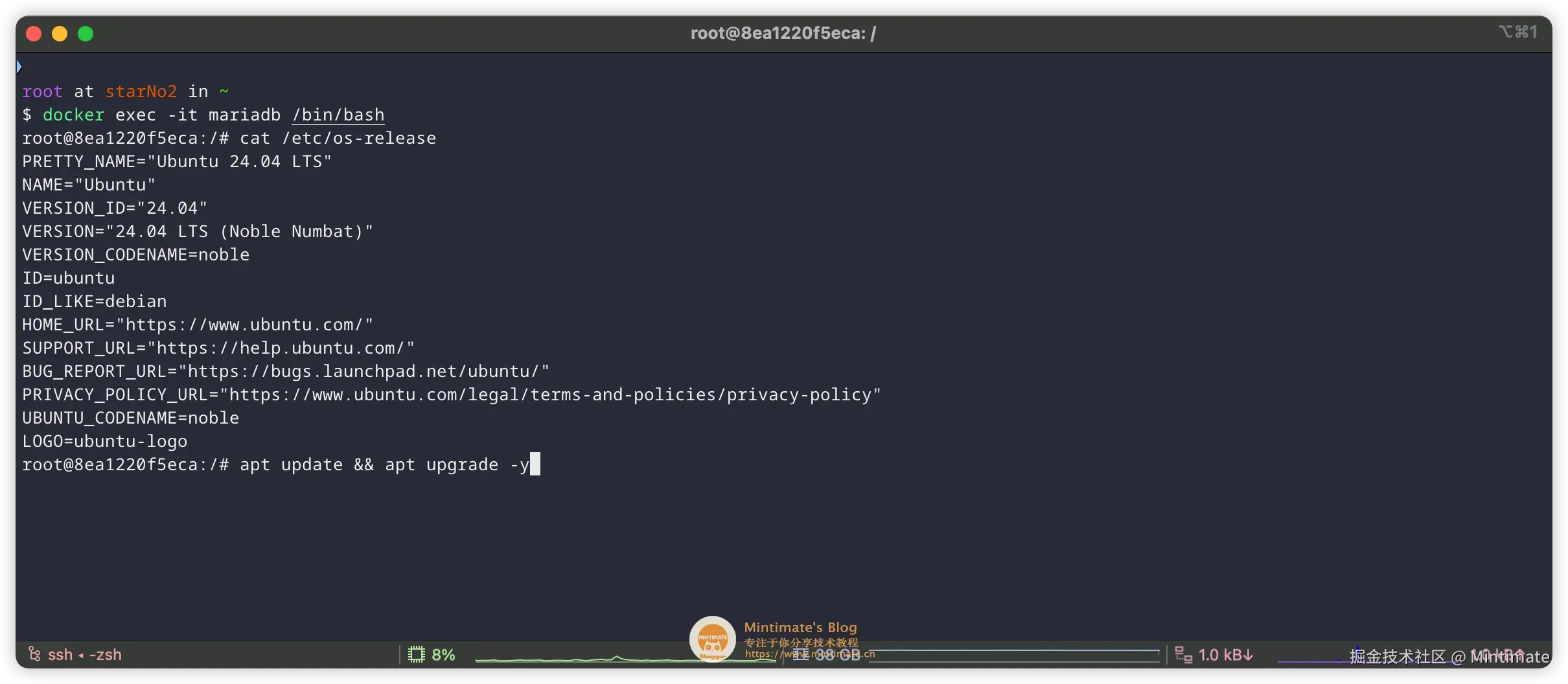 MariaDB 数据库 Docker 镜像