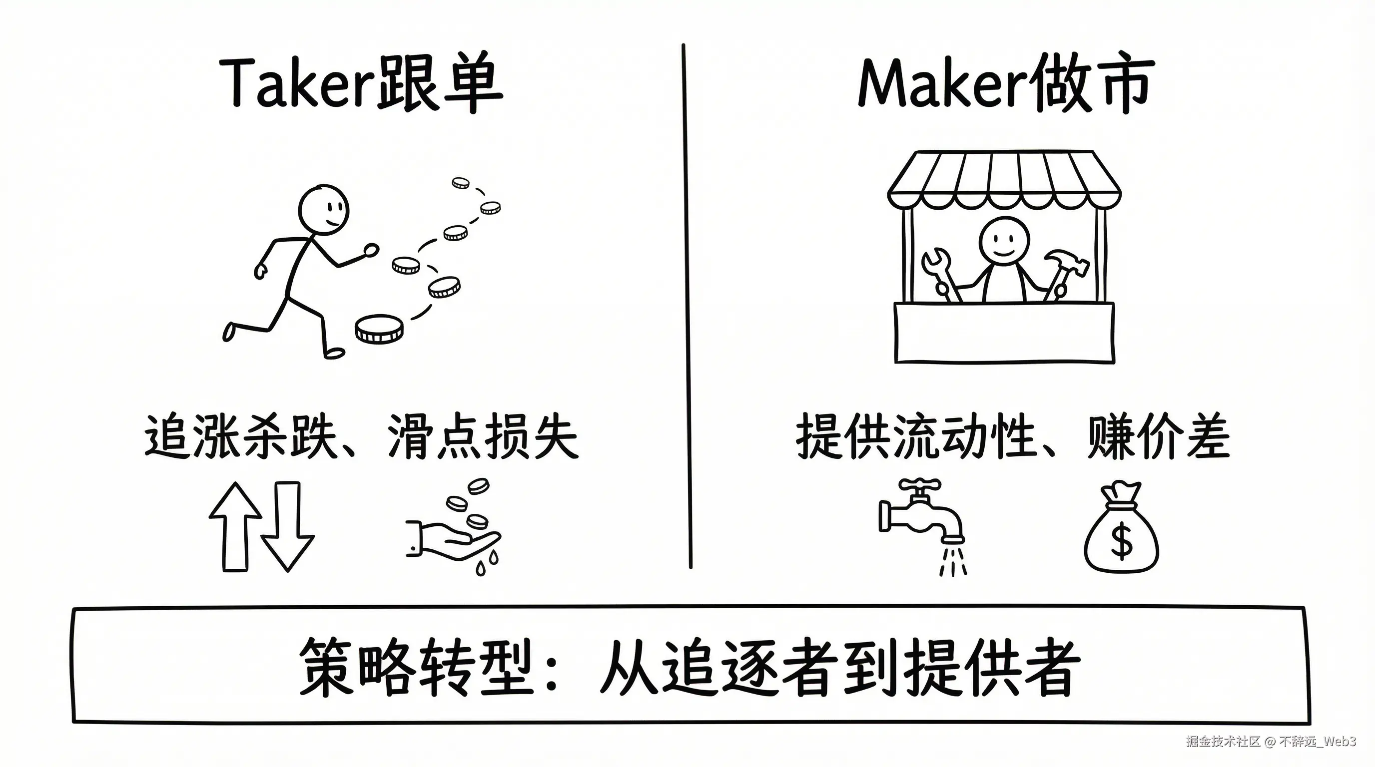 Taker vs Maker Comparison