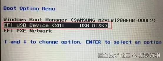 选择U盘启动