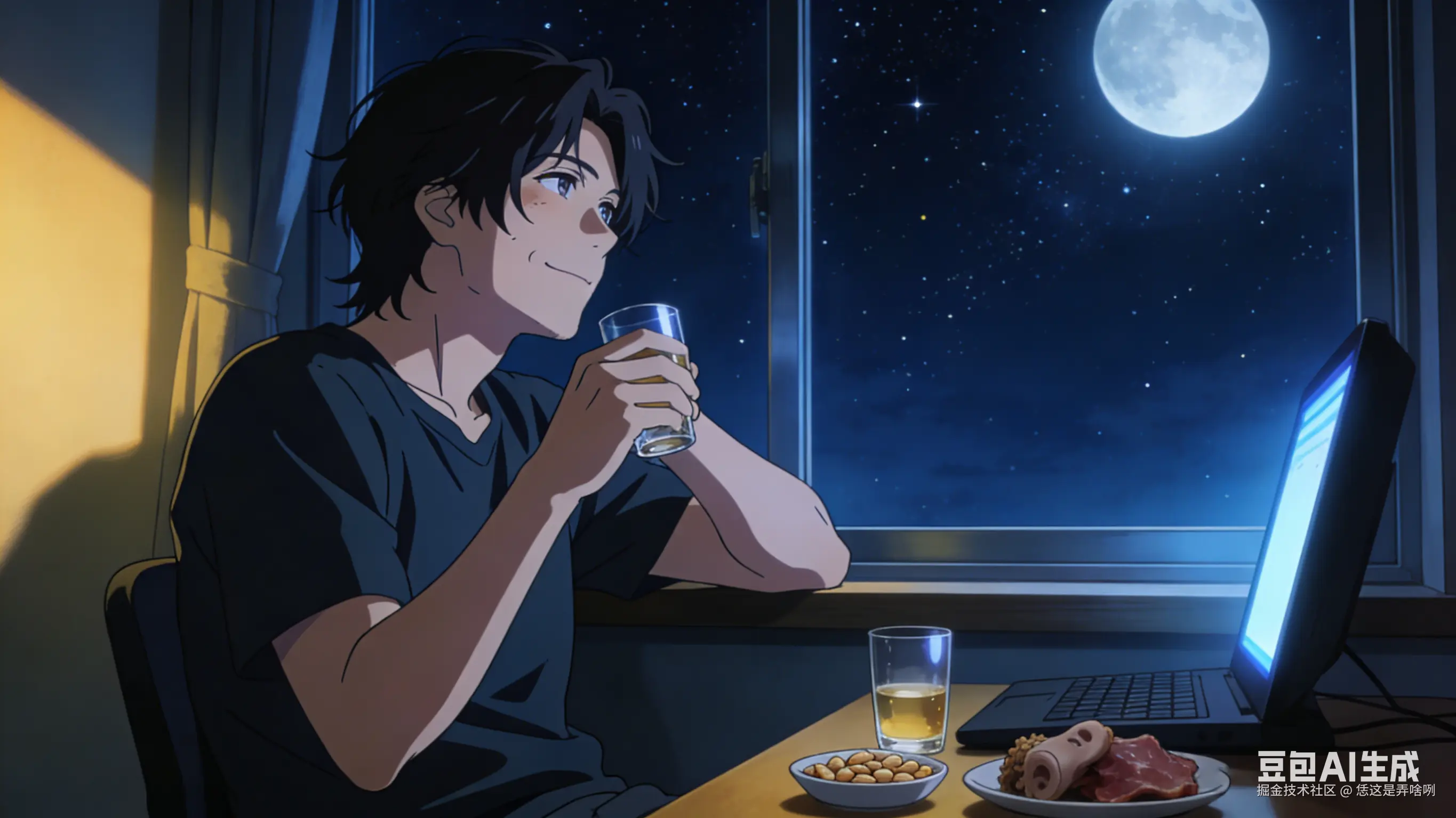 对酒当歌，有了做这个TodayFate网站的想法