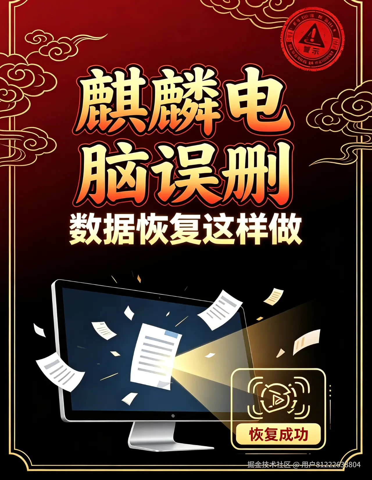 麒麟电脑误删