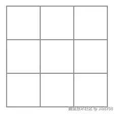 空的井字棋棋盘