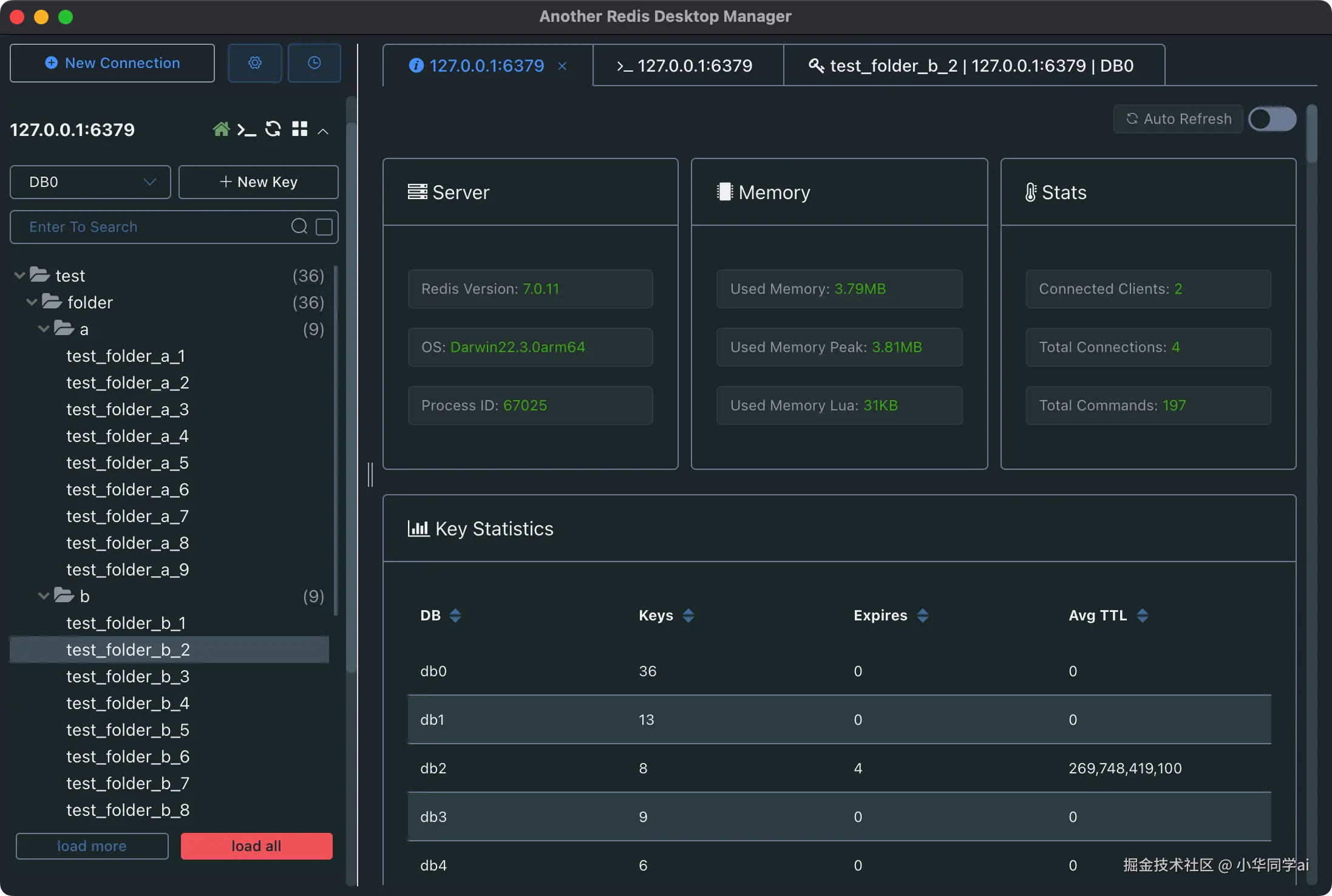 Redis Status Dark