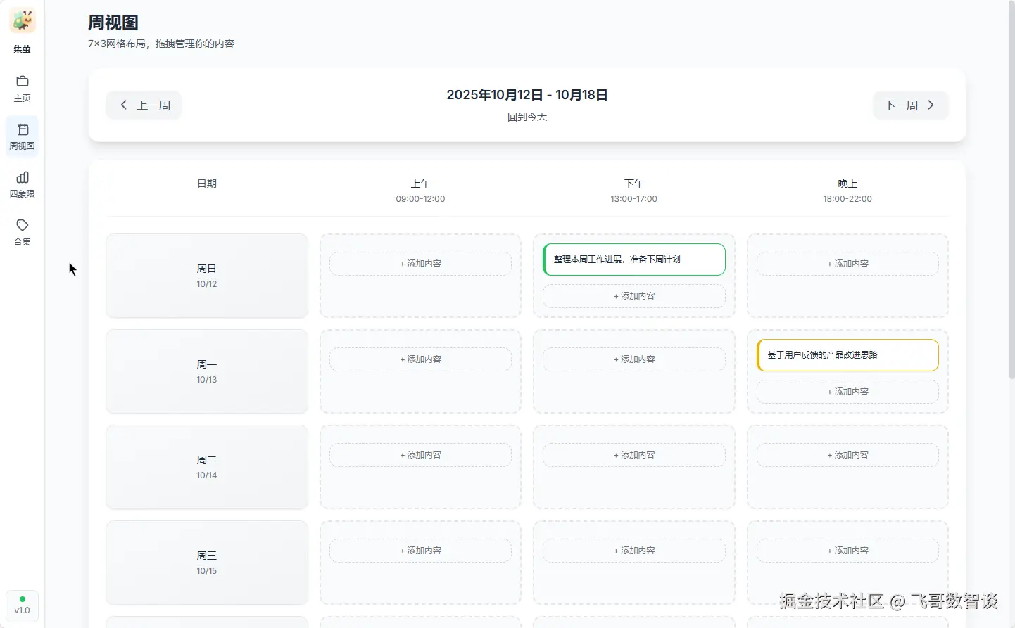 周视图