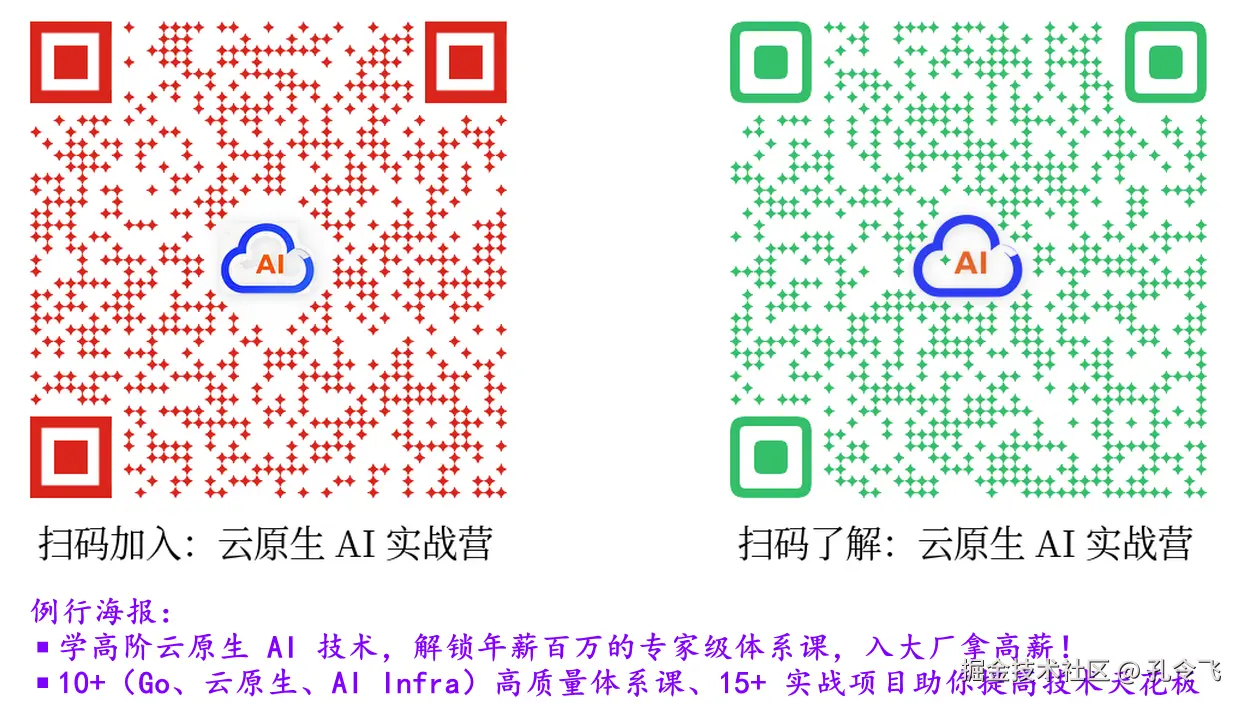 例行海报：10+ 高质量体系课、15+ 实战项目助你提高技术天花板，入大厂、拿高薪