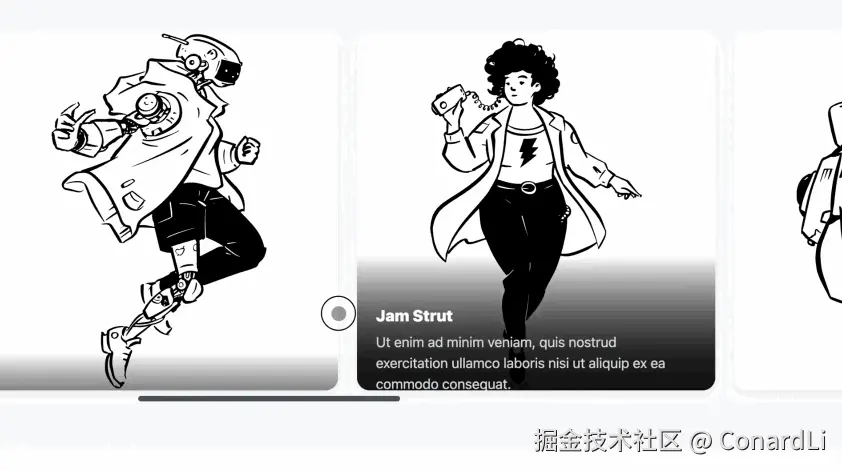 Snap Changing：https://codepen.io/web-dot-dev/pen/wvLPPBL